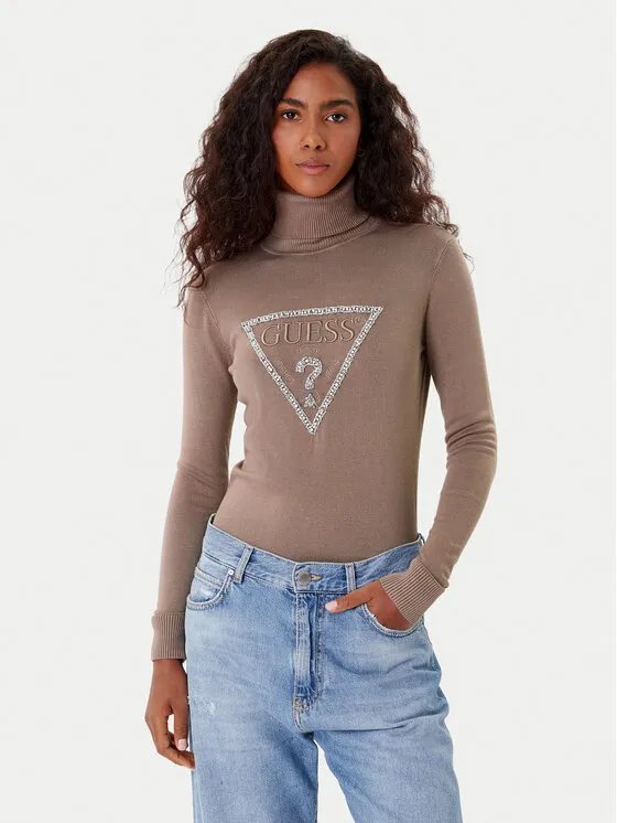 Rollkragenpullover · Braun · Regular Fit