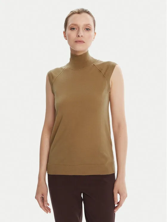 Rollkragenpullover · Braun · Regular Fit