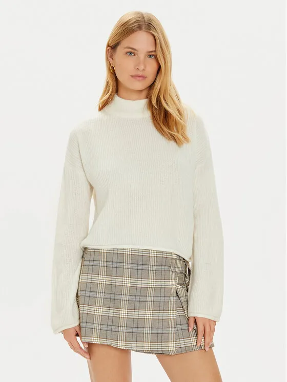 Rollkragenpullover · Écru · Regular Fit