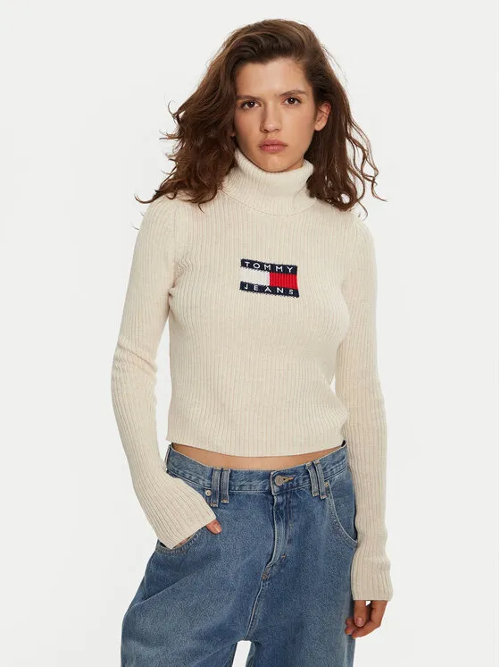 Rollkragenpullover · Écru · Regular Fit