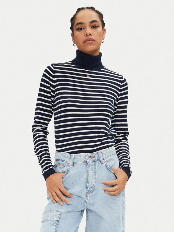 Rollkragenpullover · Dunkelblau · Regular Fit