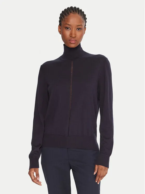 Rollkragenpullover · Dunkelblau · Regular Fit