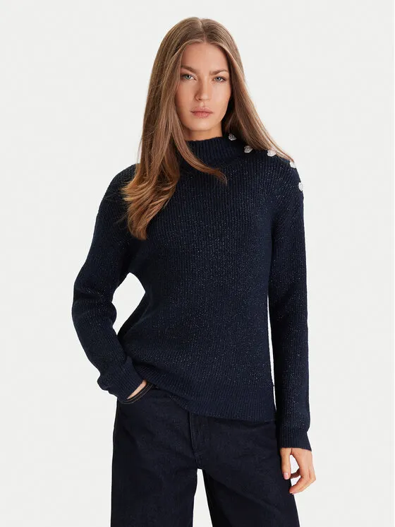 Rollkragenpullover · Dunkelblau · Regular Fit