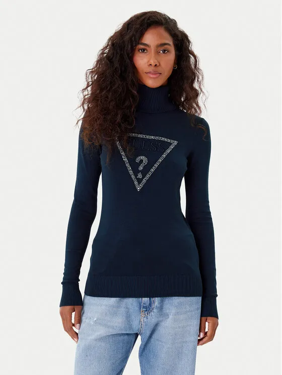 Rollkragenpullover · Dunkelblau · Regular Fit