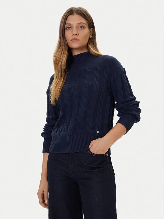 Rollkragenpullover · Dunkelblau · Relaxed Fit