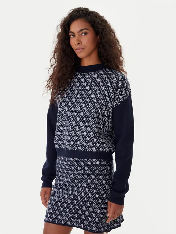 Rollkragenpullover · Dunkelblau · Relaxed Fit