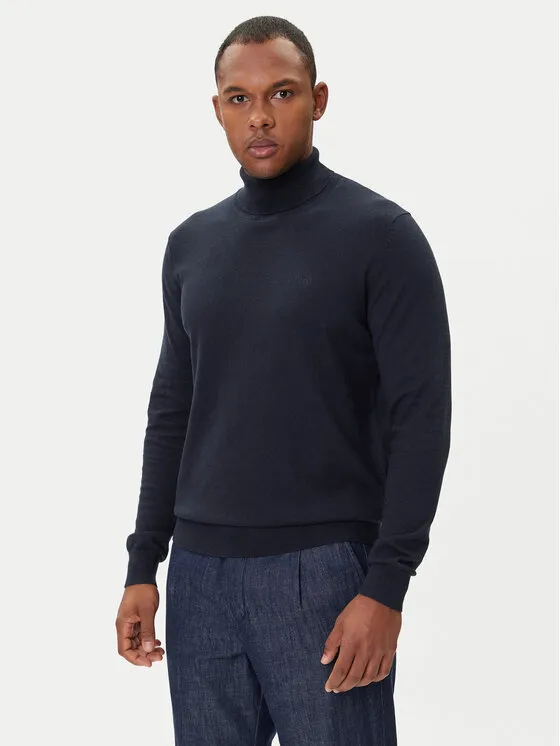 Rollkragenpullover · Dunkelblau