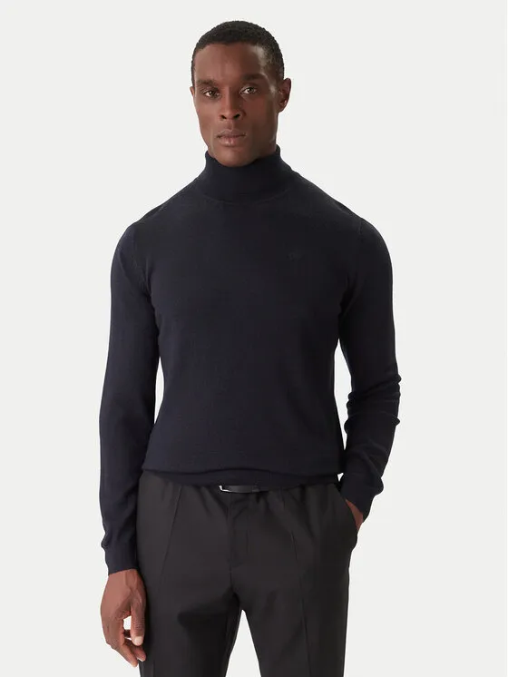 Rollkragenpullover · Dunkelblau