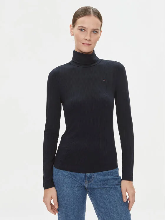 Rollkragenpullover · Dunkelblau