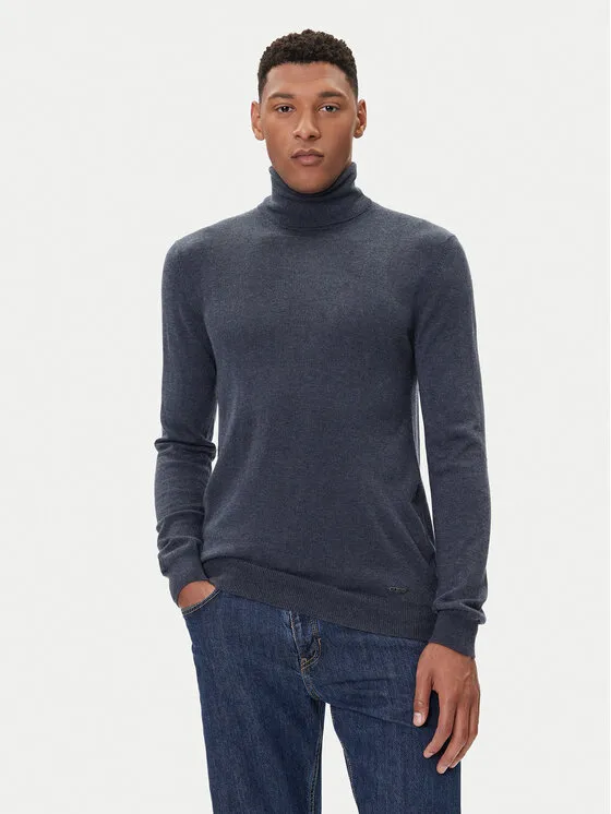 Rollkragenpullover · Dunkelblau