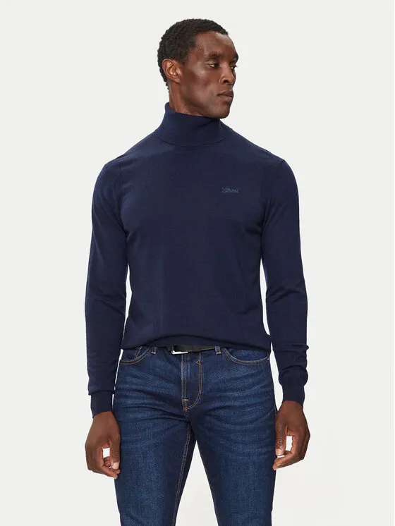 Rollkragenpullover · Dunkelblau