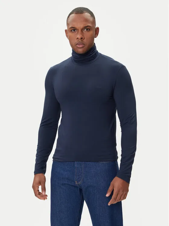 Rollkragenpullover · Dunkelblau