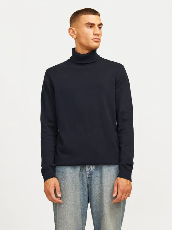 Rollkragenpullover · Dunkelblau