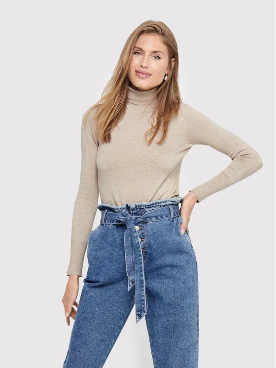 Rollkragenpullover · Grau · Regular Fit