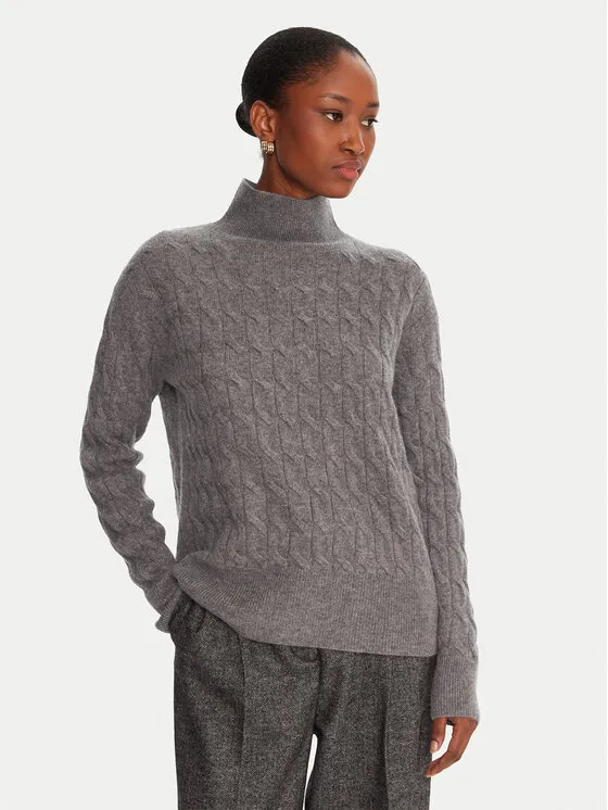 Rollkragenpullover · Grau · Regular Fit