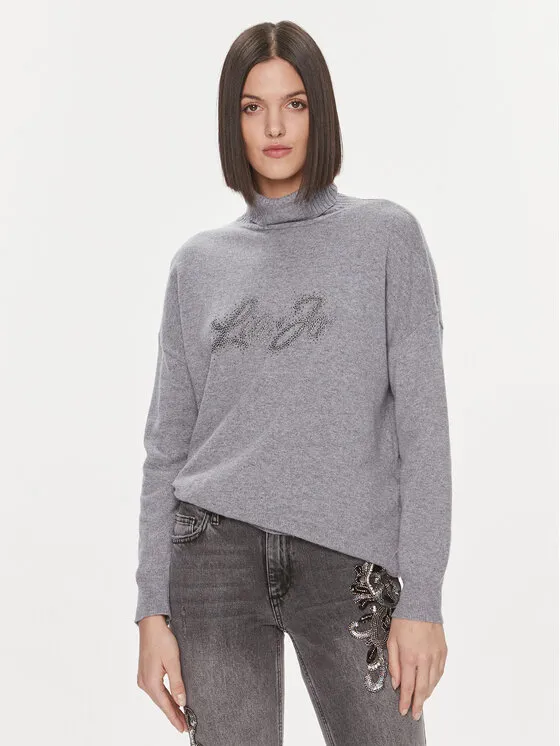 Rollkragenpullover · Grau · Regular Fit