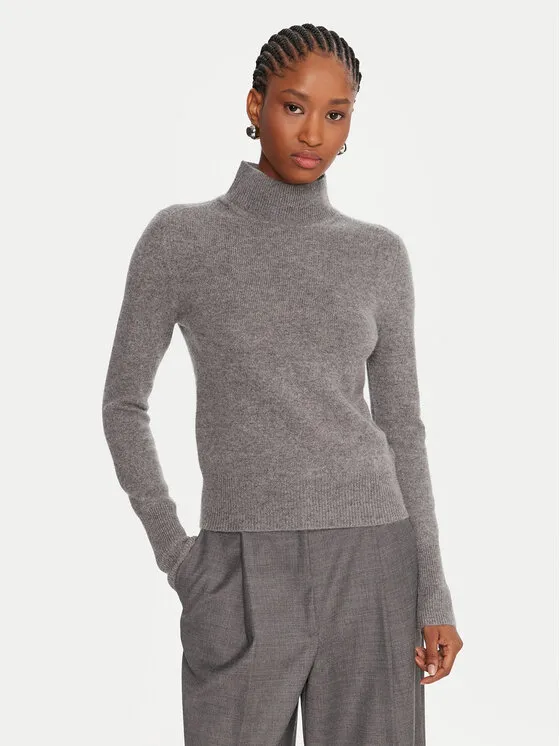 Rollkragenpullover · Grau · Regular Fit