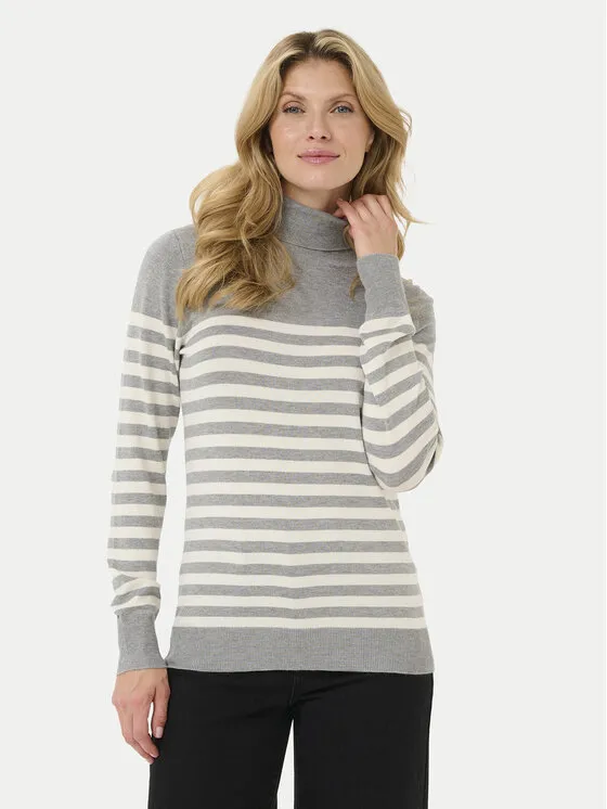 Rollkragenpullover · Grau · Regular Fit