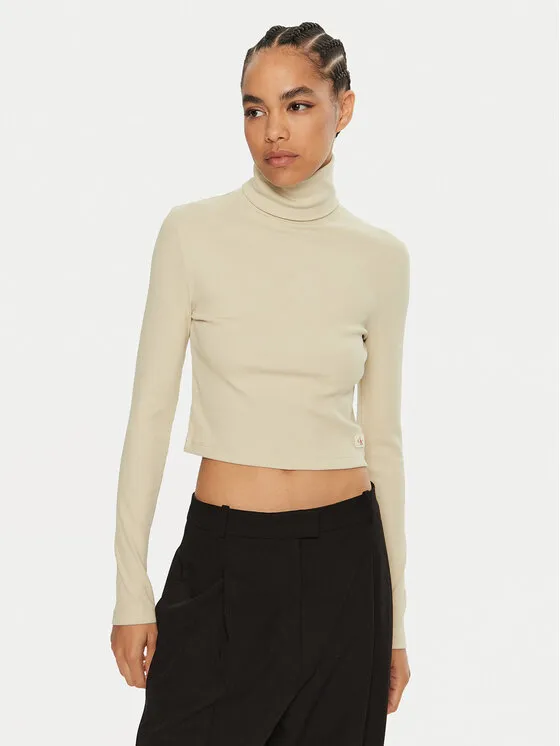 Rollkragenpullover · Grün