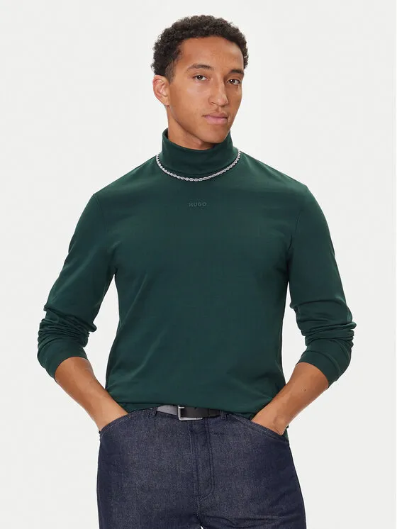 Rollkragenpullover · Grün