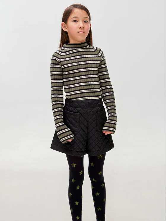 Rollkragenpullover · Khakifarben