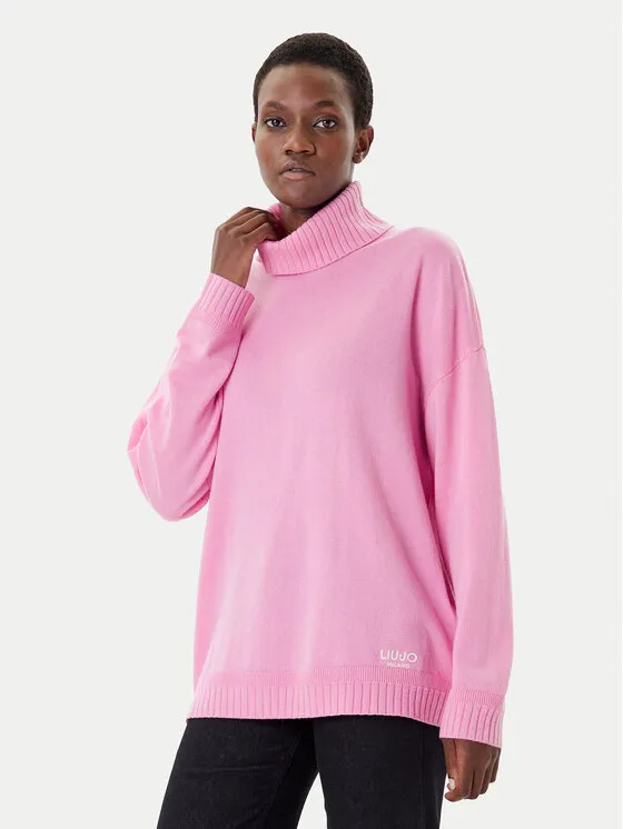 Rollkragenpullover · Rosa · Regular Fit