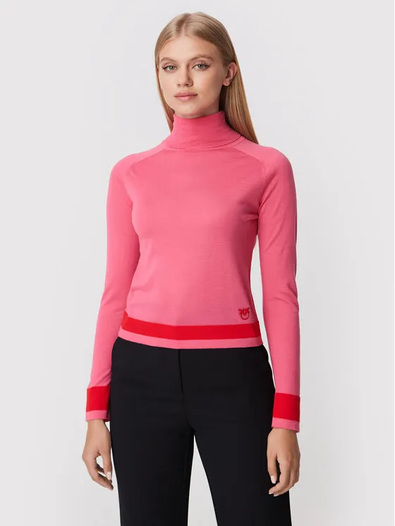 Rollkragenpullover · Rosa · Regular Fit