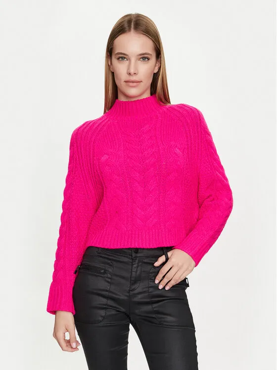 Rollkragenpullover · Rosa · Regular Fit