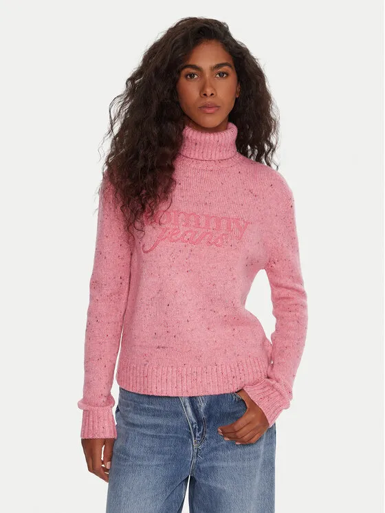 Rollkragenpullover · Rosa · Relaxed Fit