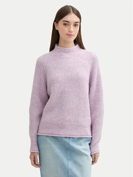 Rollkragenpullover · Rosa · Relaxed Fit