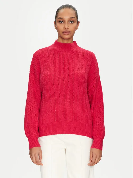 Rollkragenpullover · Rot · Regular Fit