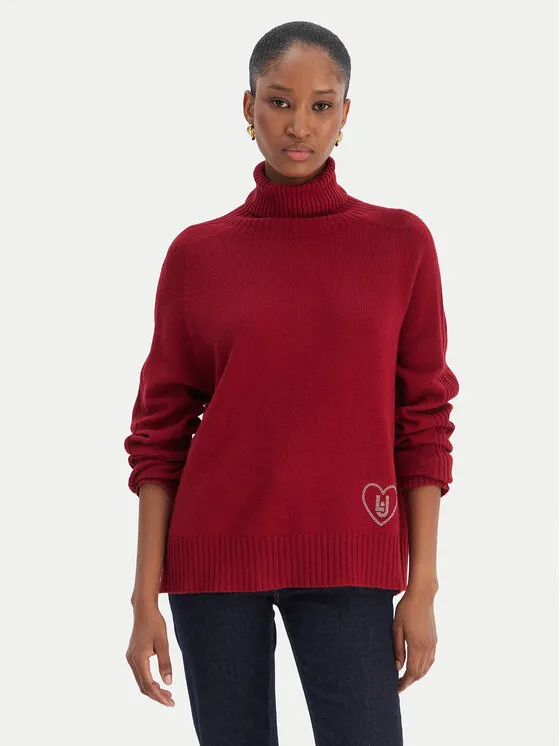 Rollkragenpullover · Rot · Regular Fit