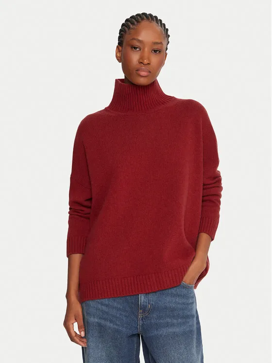 Rollkragenpullover · Rot · Regular Fit