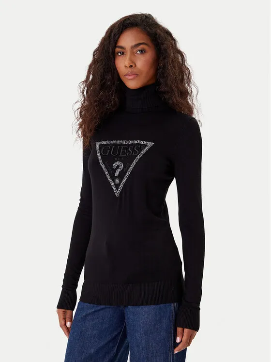 Rollkragenpullover · Schwarz · Regular Fit