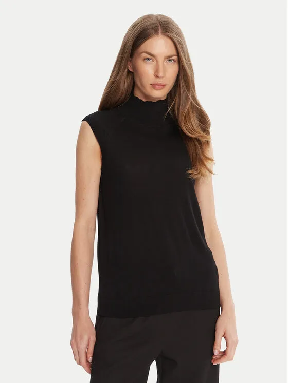 Rollkragenpullover · Schwarz · Regular Fit