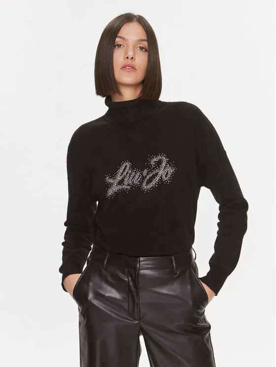 Rollkragenpullover · Schwarz · Regular Fit