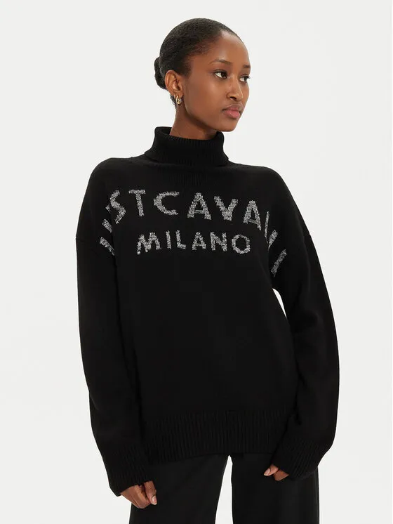 Rollkragenpullover · Schwarz · Regular Fit