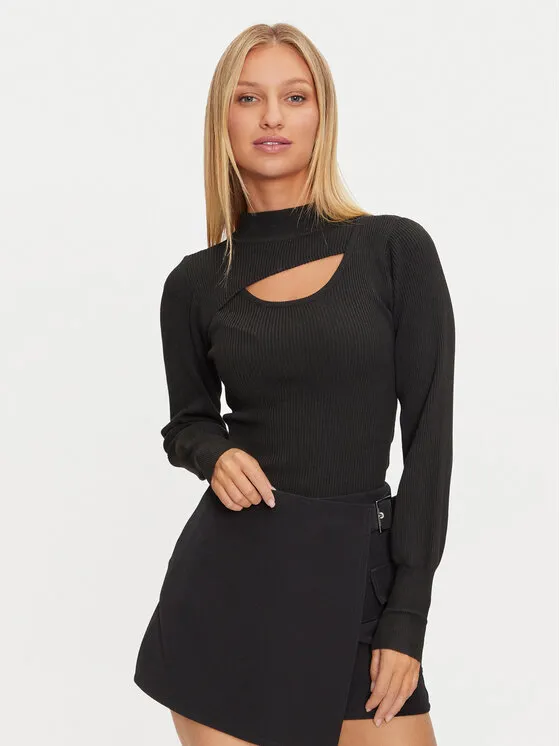 Rollkragenpullover · Schwarz · Regular Fit