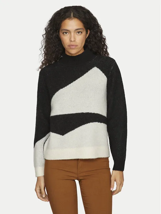 Rollkragenpullover · Schwarz · Regular Fit