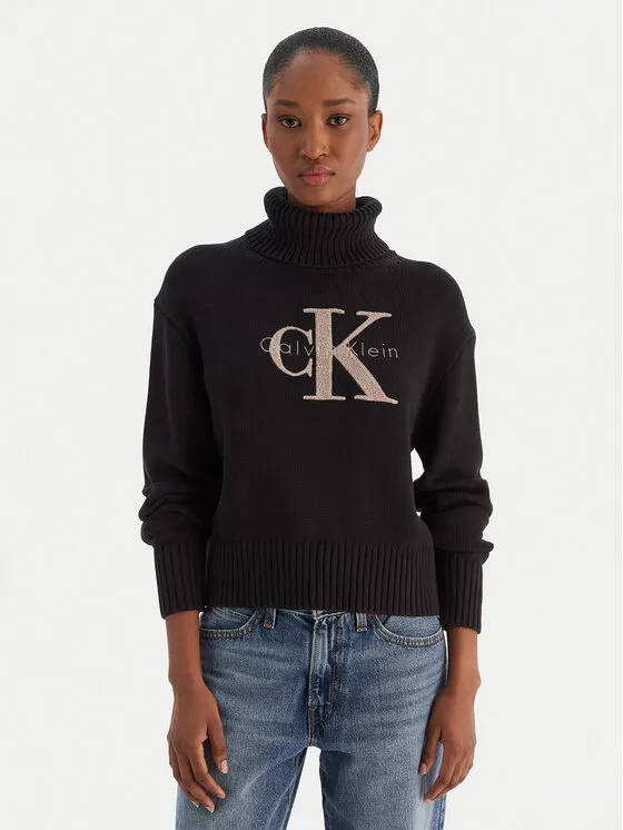 Rollkragenpullover · Schwarz · Regular Fit