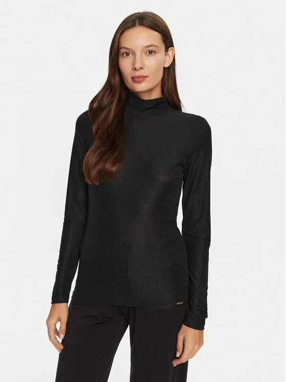 Rollkragenpullover · Schwarz