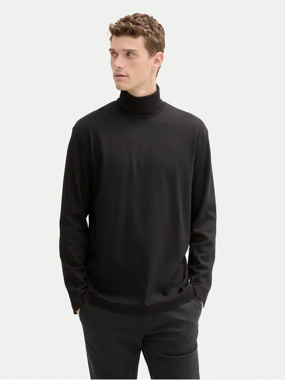 Rollkragenpullover · Schwarz