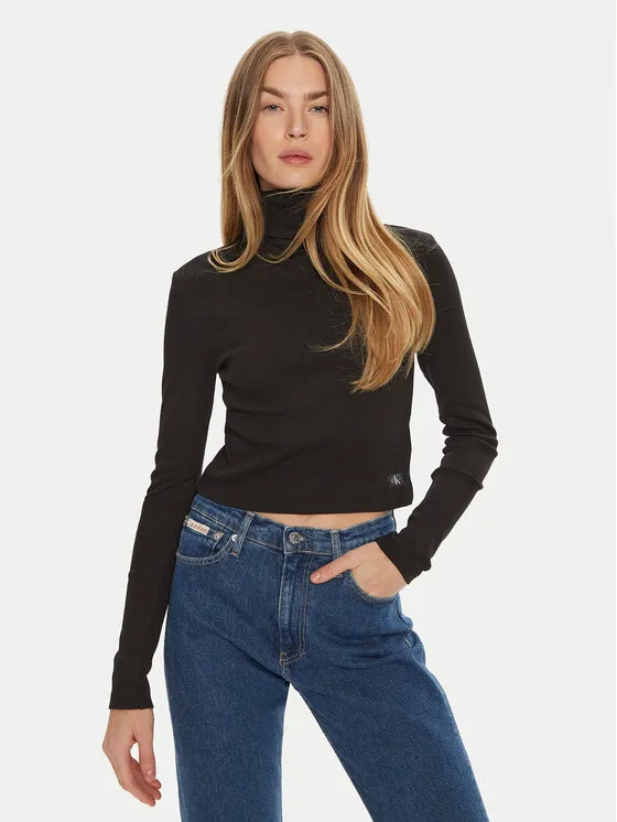 Rollkragenpullover · Schwarz