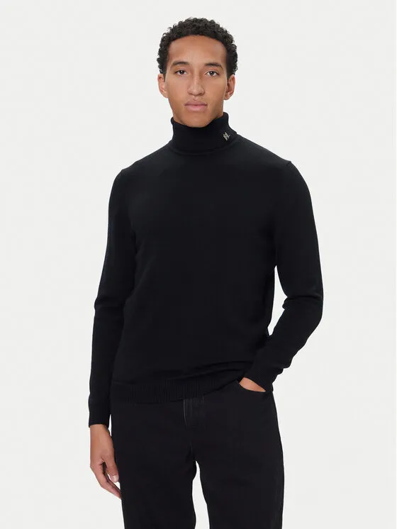 Rollkragenpullover · Schwarz