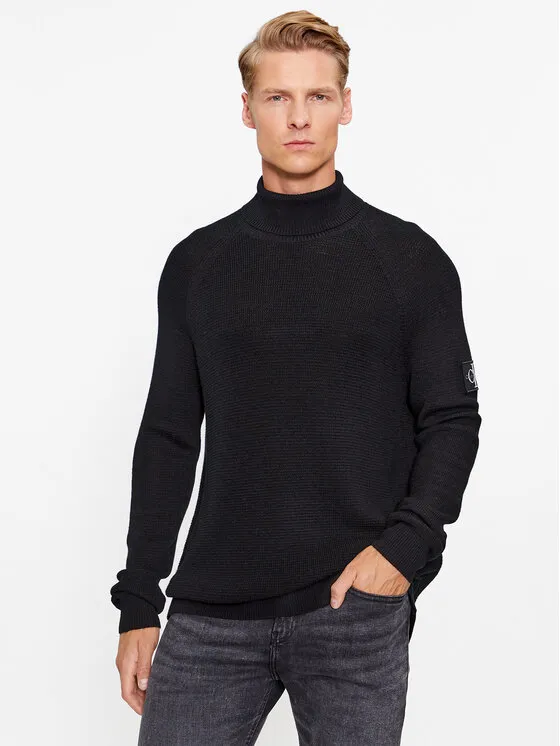 Rollkragenpullover · Schwarz
