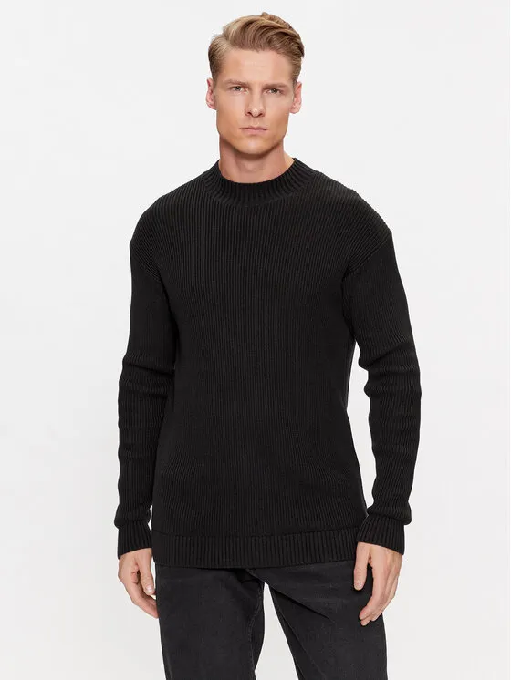 Rollkragenpullover · Schwarz