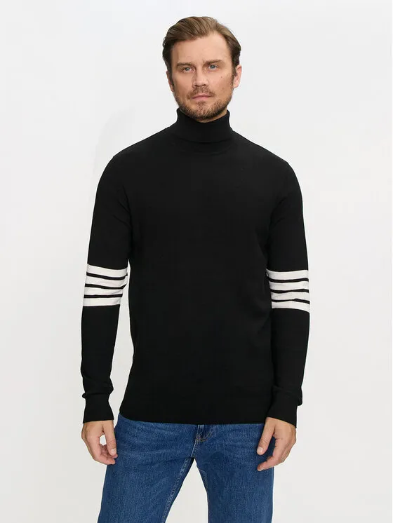Rollkragenpullover · Schwarz