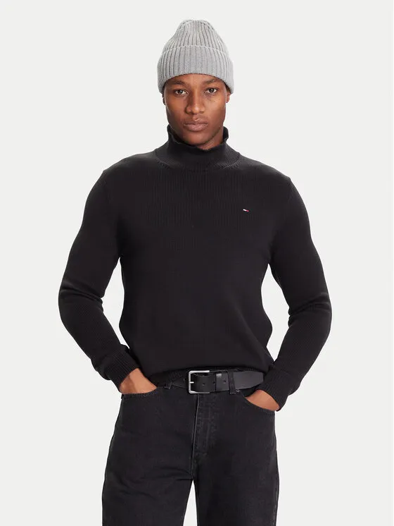 Rollkragenpullover · Schwarz