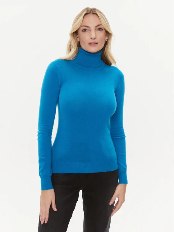 Rollkragenpullover · Türkisfarben · Slim Fit