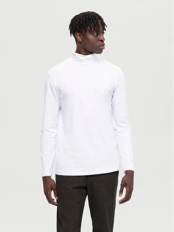 Rollkragenpullover · Weiß